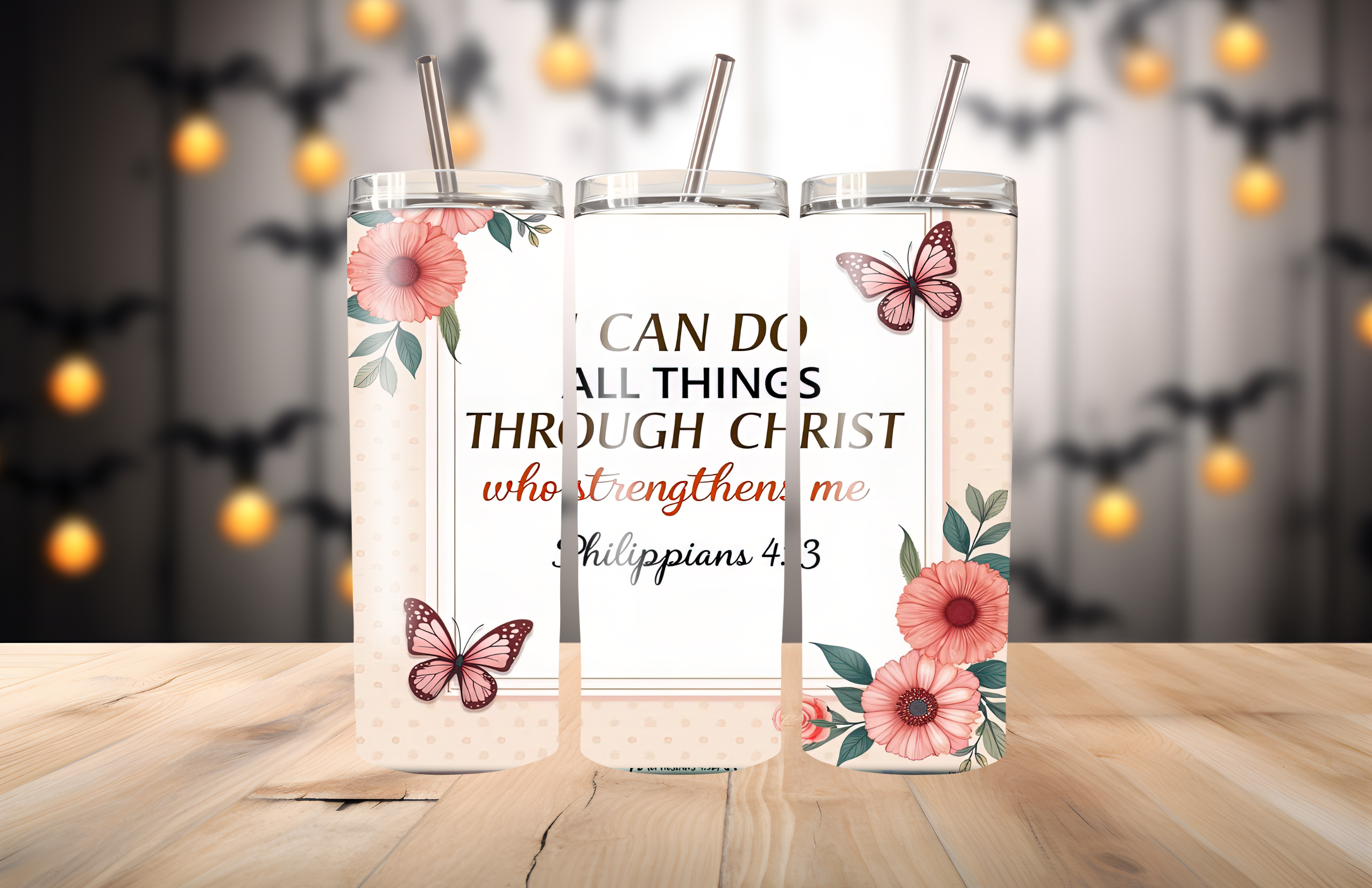 Phil 4:13 20oz Tumbler – CamAng95 Creations