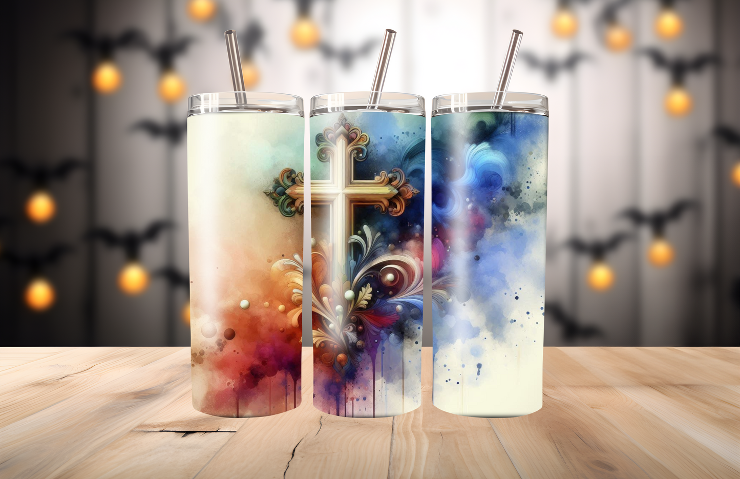 Colorful Cross 20oz Tumbler